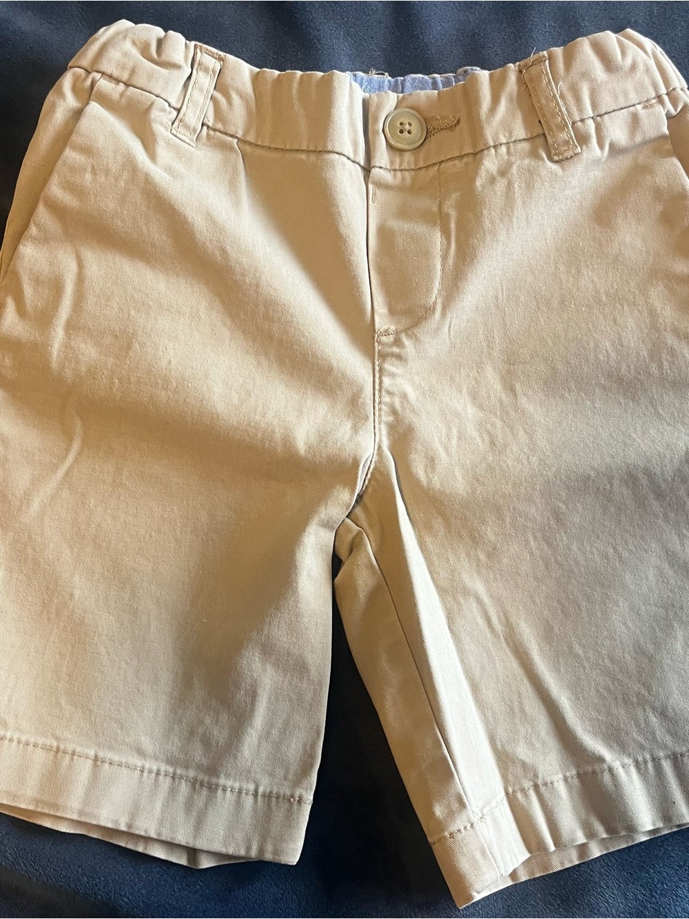 OshKosh B'gosh Boys Tan Flat-Front Shorts